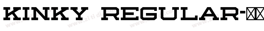 Kinky Regular字体转换